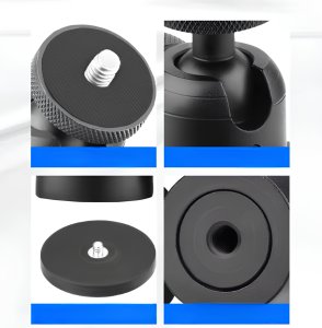 MAGNETYCZNY UCHWYT 360 Z GWINTEM 1/4" GOPRO DO KAMER SPORTOWYCH, M.IN. DJI OSMO POCKET, ACTION, GOPRO HERO 11