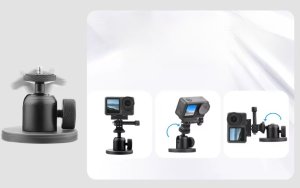 MAGNETYCZNY UCHWYT 360 Z GWINTEM 1/4" GOPRO DO KAMER SPORTOWYCH, M.IN. DJI OSMO POCKET, ACTION, GOPRO HERO 12