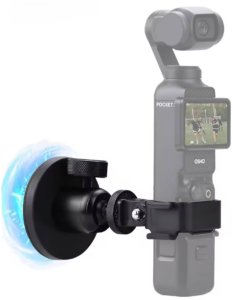 MAGNETYCZNY UCHWYT 360 Z GWINTEM 1/4" GOPRO DO KAMER SPORTOWYCH, M.IN. DJI OSMO POCKET, ACTION, GOPRO HERO 4
