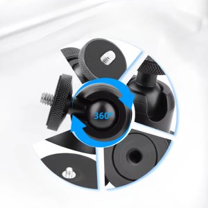 MAGNETYCZNY UCHWYT 360 Z GWINTEM 1/4" GOPRO DO KAMER SPORTOWYCH, M.IN. DJI OSMO POCKET, ACTION, GOPRO HERO 6