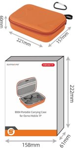 TORBA ETUI OCHRONNE CASE FUTERAŁ DO GIMBALA DJI OSMO MOBILE 7P (POMARAŃCZOWE) 14
