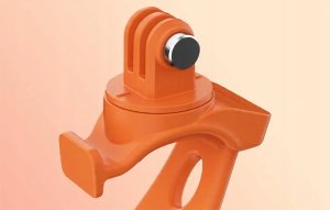 ELASTYCZNA OPASKA SILIKONOWA DO KAMERY ACTION 5 PRO 4/3 GOPRO 13 INSTA360 (POMARAŃCZOWA) 4