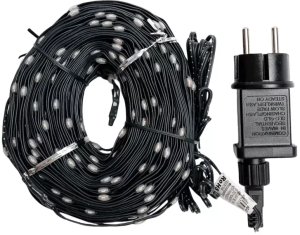 Zewnętrzne lampki choinkowe płaski Sznur 50mb 500led RGBY 2