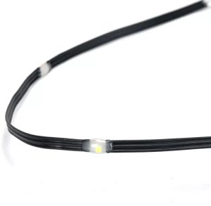 Zewnętrzne lampki choinkowe płaski Sznur 50mb 500led RGBY 3