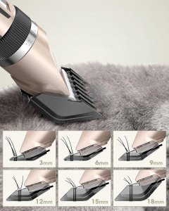 CICHA Maszynka do Strzyżenia Psów Psa Kota Zwierząt Zestaw PROFESJONALNA C8-BLUE 16