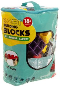 Klocki gumowe - sensoryczne 80el.  26575 4