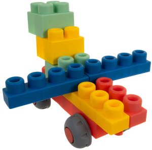 Klocki gumowe - sensoryczne 80el.  26575 8