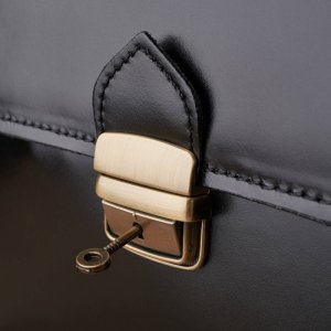 Skórzana teczka aktówka PAOLO PERUZZI N03-BL czarny 11