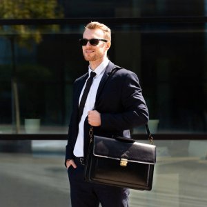 Skórzana teczka aktówka PAOLO PERUZZI N03-BL czarny 3