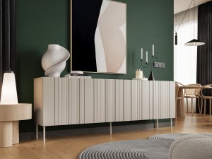 Komoda ISLA 200x40x75 kaszmir mat 5