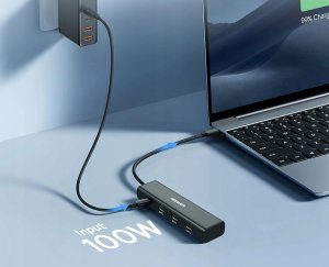 Hub 4w1 5x Usb-c 10gbps 100w Pd Stopka Sanki Iso Gwint 1/4"" Neewer / Ps020e 11