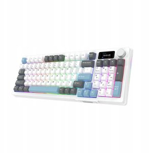Klawiatura AQIRYS Klawiatura mechaniczna 96%/95 klawiszy przewodowa ATRIA white 2
