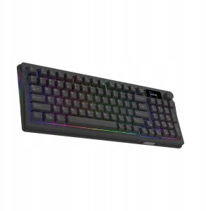 Klawiatura AQIRYS Klawiatura mechaniczna 96%/95 klawiszy przewodowa ATRIA black 3