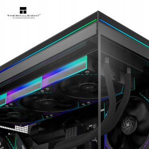 Thermalright TL-M10 Vision (Juodas) Kompiuterio Korpusas 5