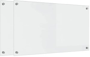 Płyta grzewcza vidaXL Przód kuchenny przezroczysty 90 x 50 x 0.8 cm szkło hartowane 2