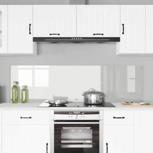 Płyta grzewcza vidaXL Przód kuchenny przezroczysty 90 x 50 x 0.8 cm szkło hartowane 3