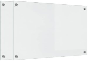 Płyta grzewcza vidaXL Przód kuchenny przezroczysty 80 x 50 x 0.8 cm szkło hartowane 2