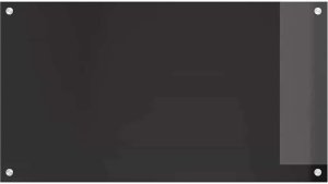 Płyta grzewcza vidaXL Przód kuchenny Czarny 90 x 50 x 0.8 cm szkło hartowane 4