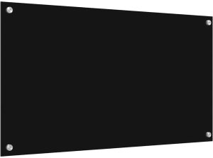 Płyta grzewcza vidaXL Przód kuchenny Czarny 90 x 50 x 0.8 cm szkło hartowane 6