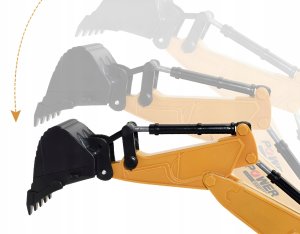 Koparka zdalnie sterowana 1:22 R/C funkcja dymu 4