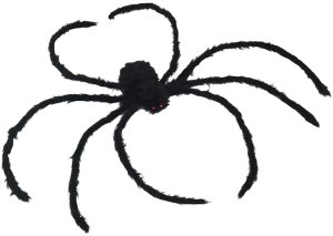 vidaXL Dekoracja pająka halloweenowego z sieciami 4 pcs 150 cm 5