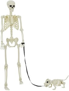 vidaXL Dekoracja Halloween Szkielet 2 pcs Biały 155 x 38.5 cm 2