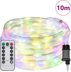 vidaXL Lina świetlna z 240 diodami LED Wielokolorowe 10 m PVC 3