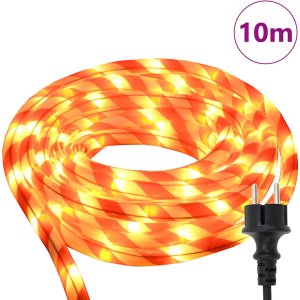 vidaXL Lina świetlna z 240 diodami LED Ciepła biel 10 m PVC 3