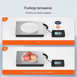 Waga elektroniczna magazynowa/sklepowa/pocztowa/towarowa 150 g200 kg 5