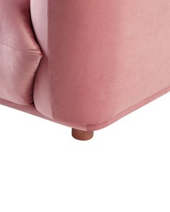 Fotel LUVOS Welur Różowy 12