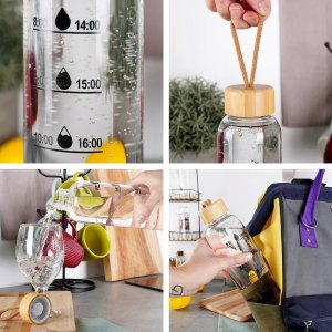 Butelka na wodę szklana 1 l 2