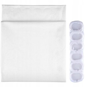 Vilde Zasłona prysznicowa haczyki 180x180 cm 6