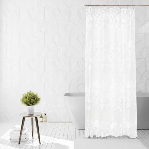 Vilde Zasłona prysznicowa haczyki 180x180 cm 7