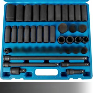 Zestaw narzędzi Vevor Zestaw Nasadek Udarowych Walizka 1/2'' 9-30 mm 43 Elementy 5