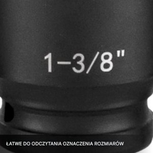Zestaw narzędzi Vevor Zestaw Nasadek Udarowych Walizka 1/2'' 9-30 mm 43 Elementy 10