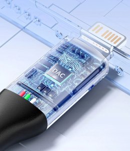 ADAPTER LIGHTNING TO 3.5MM/0.1M BMBHA VENTION 8