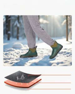 Kalosze Damskie Buty Robocze Nieprzemakalne Antypoślizgowe Rozmiar 43 3