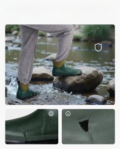 Kalosze Damskie Buty Robocze Nieprzemakalne Antypoślizgowe Rozmiar 43 5