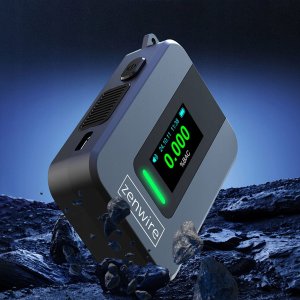 Alkomat Policyjny Elektrochemiczny AI Bezustnikowy Profesjonalny 6x Ustniki  Zenwire D1000 6