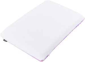 Beliani Poduszka ATHOS Niska Pianka memory 55 x 35 cm Fioletowy 5