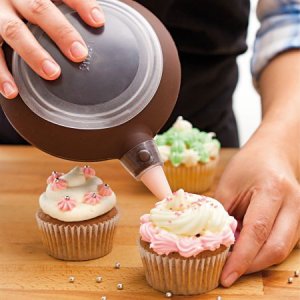 Lekue Decomax komplekts ar 6 uzgaļiem - Brown 3