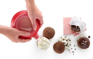 Lekue Decomax komplekts ar 6 uzgaļiem - Brown 7