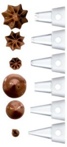 Lekue Decomax komplekts ar 6 uzgaļiem - Brown 8