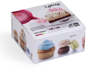 Lekue Decomax komplekts ar 6 uzgaļiem - Brown 9