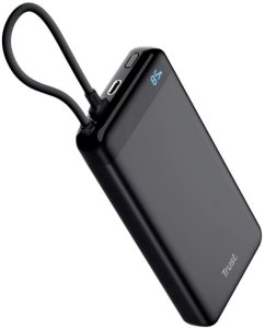 TRUST Powerbanka Fiera, 20000 mAh, S kabelem, 2x USB-C, černá 2