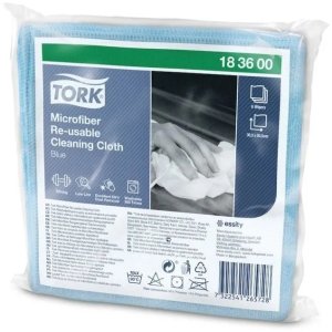 Tork Tork - Ściereczki z mikrowłókna wielokrotnego użytku - Niebieskie 2