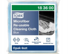 Tork Tork - Ściereczki z mikrowłókna wielokrotnego użytku - Niebieskie 4