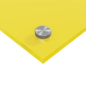Płyta grzewcza vidaXL Przód kuchenny 2 pcs Żółty 100 x 50 cm szkło hartowane 8