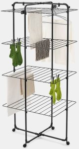 Brabantia HangOn Tower Drying Rack 30m Matt Black 2