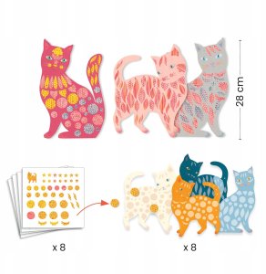 TOY CREATIVE KIT CUTE CATS DJ00079 3